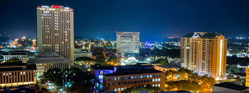 Downtown Tallahassee at Night